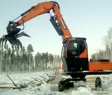 Захват для бревен и хлыстов, универсальный S30 Power clamp с аутригером